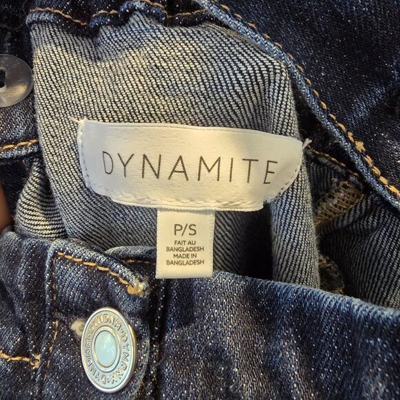 Criss-Crossed Jean Dress - Picture 4 of 4